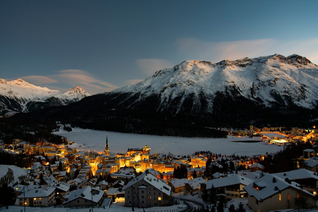 St Moritz ski resort